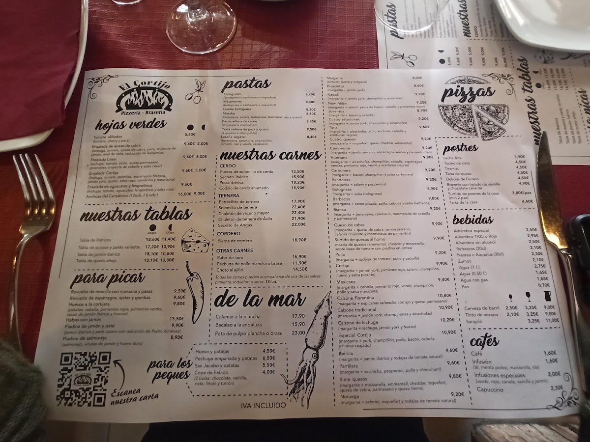 Menu Restaurante El Cortijo-10