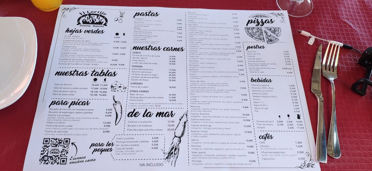 Menu Restaurante El Cortijo-8