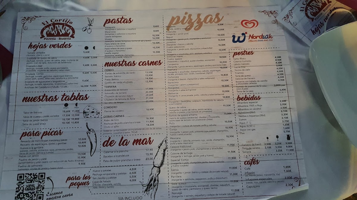 Menu Restaurante El Cortijo-9